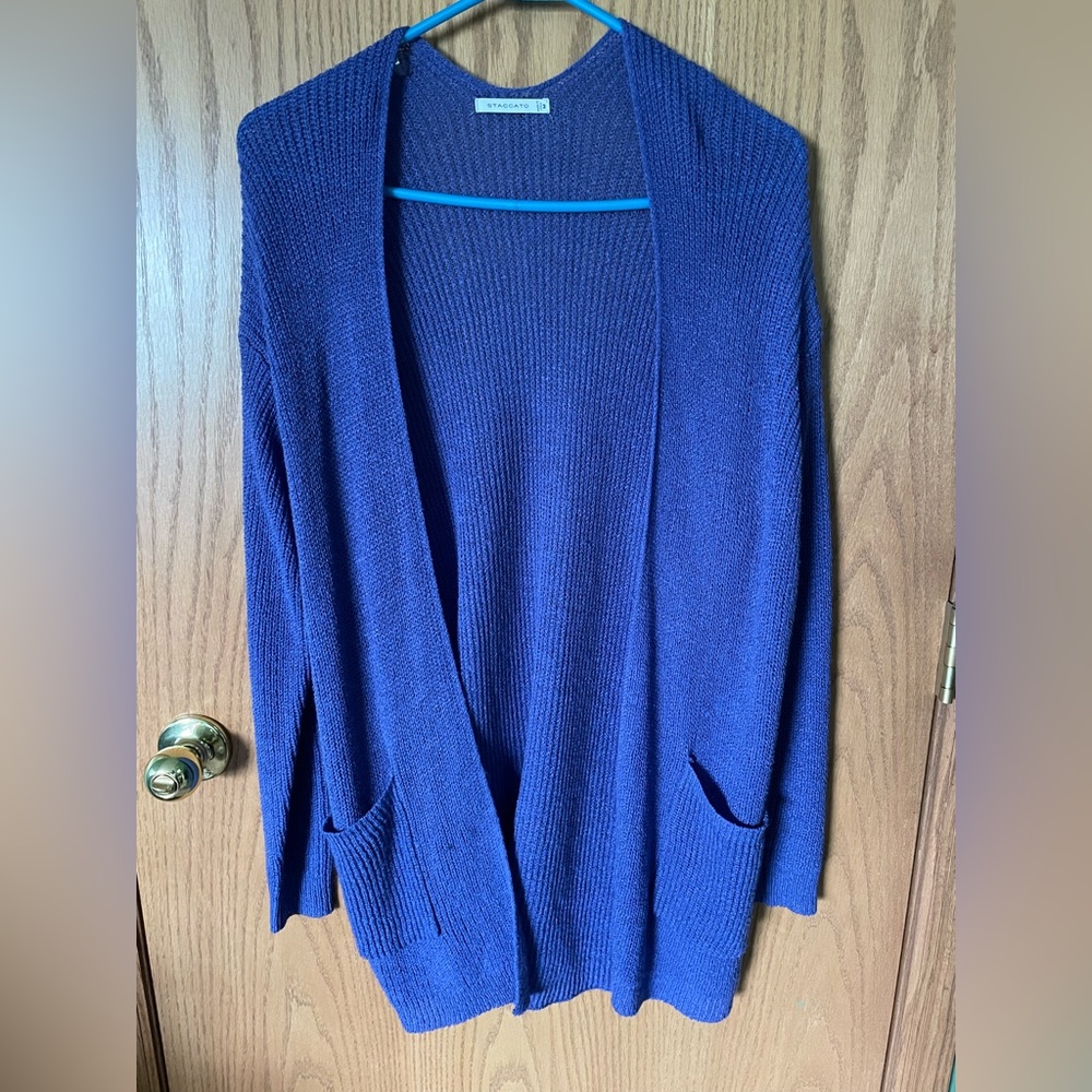Staccato Cardigan - Women’s Medium - Blue